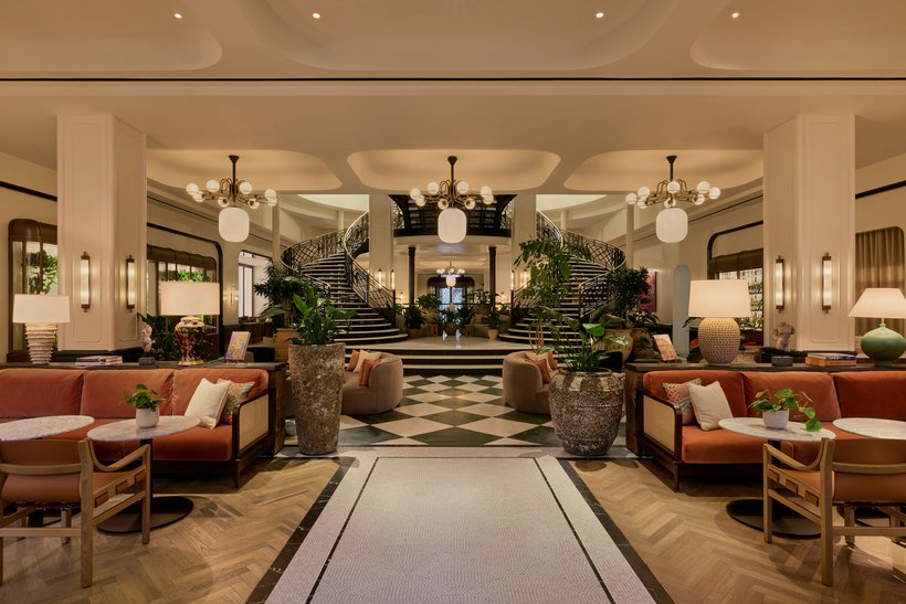 Six Senses London Lobby Courtyard