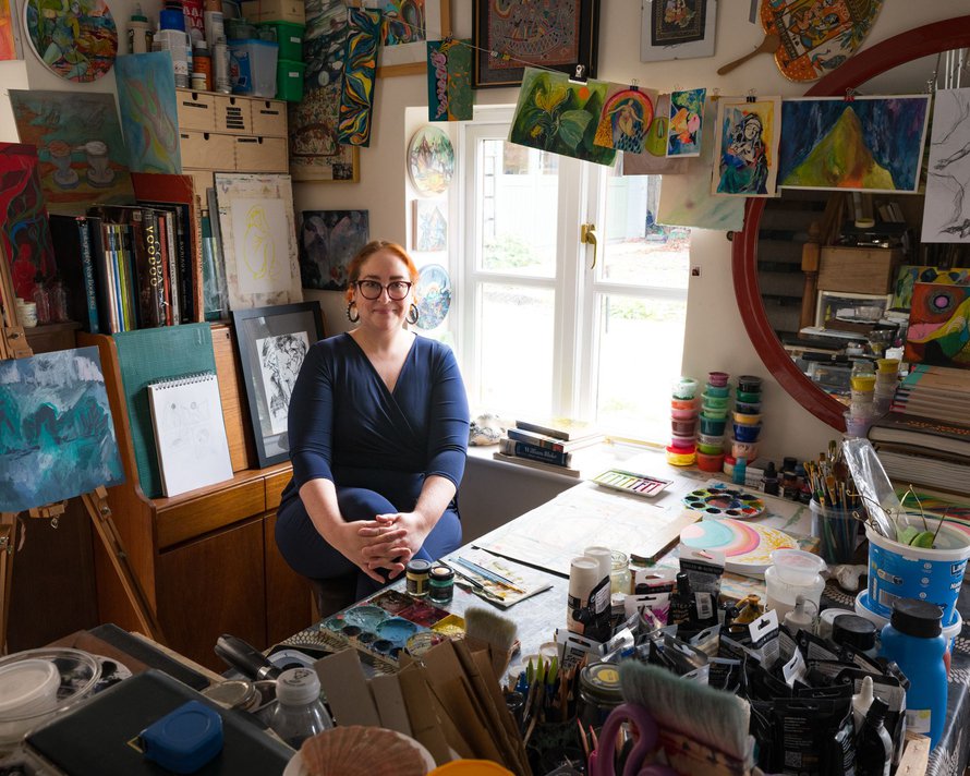 Olivia Mansfield Inside Studio Pic