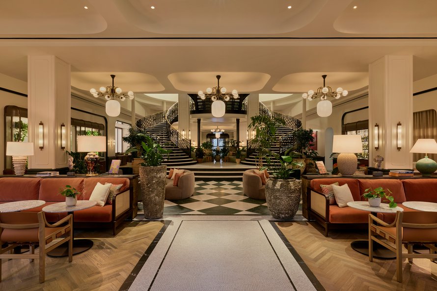 Six Senses London Lobby Courtyard