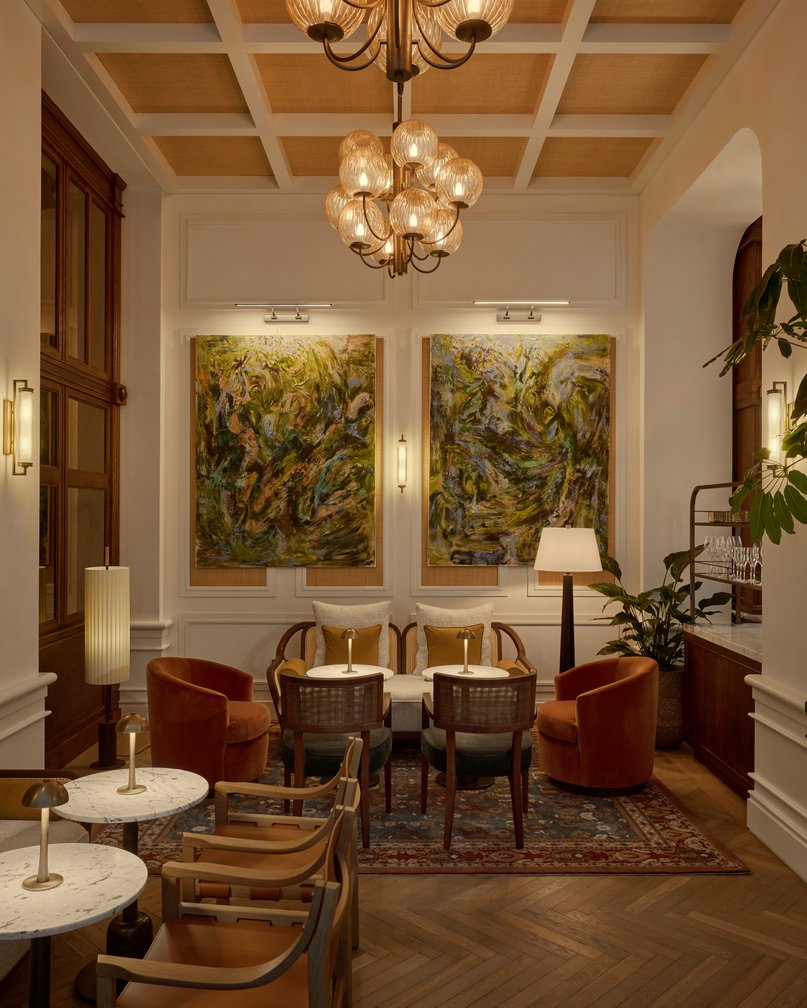 Six Senses London Whiteleys Bar Interiors Seating Area
